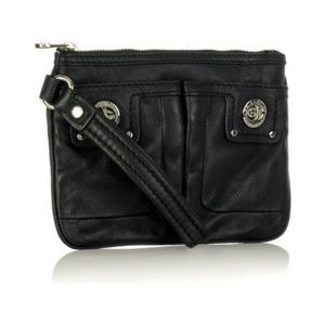 Marc Jacobs Turnlock Leather Wristlet
